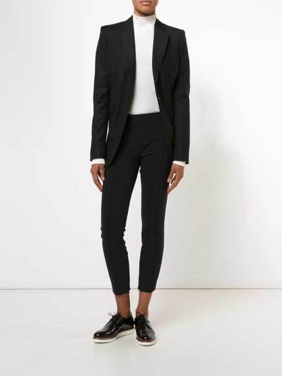 The Row Pants - THE ROW Chandra Black Scuba Pant Size 4